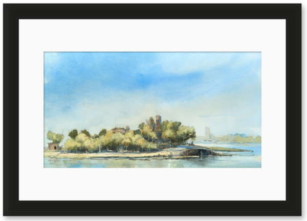 R37 Aquarel - De buurtschap Meerhuizen aan de Amstel 2023