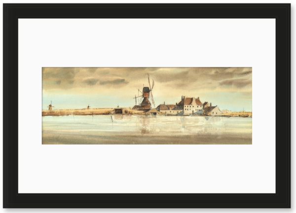 R39 Aquarel - De buurtschap het Molentje aan de Amstel v3 2023