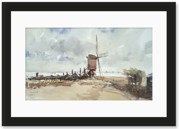 R16 Aquarel - Het bolwerk Blauwhoofd v4 2019