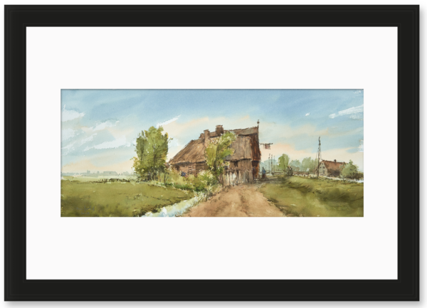 R19 Aquarel - De Schinkelweg bij de Overtoom v1 2019