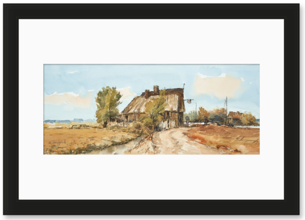 R20 Aquarel - De Schinkelweg bij de Overtoom v2 2019