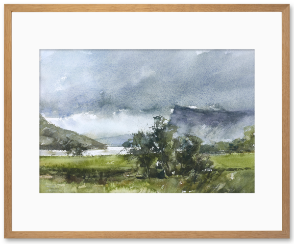 41 Aquarel - Ben Bulben, Ierland 2011