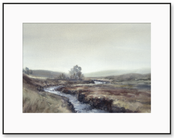 81 Aquarel - Drumochter Pass, Schotland 2013